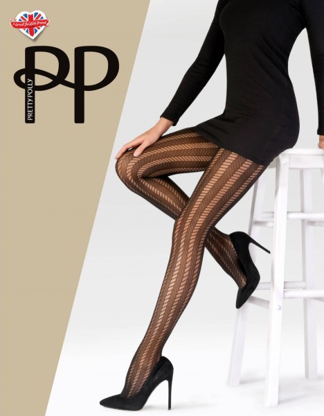 Pretty Polly Zigzag tights - Collant con motivo a zigzag e righe verticali